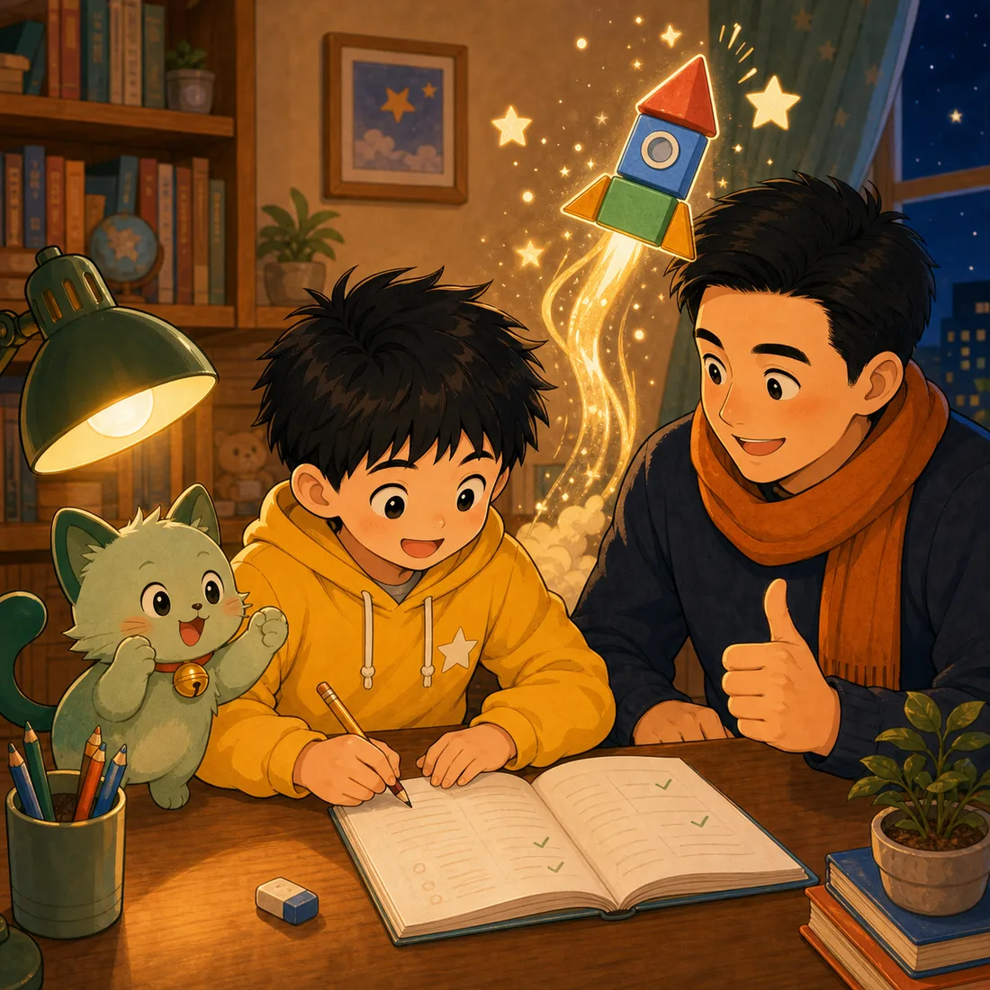 学习拖拉漫画第4格:进步从愿意开始发生